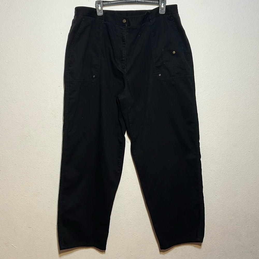 Lauren Ralph Lauren Women Vintage Fly Fishing Trademark Cotton Pants Size 18